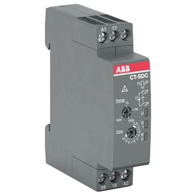 Rabat ABB Przekaźnik czasowy gwiazda-trójkąt 1c/o, 0.05s-10min; czas przejścia: 50ms; 24V-48VDC 24-240VACCT-SDC.22