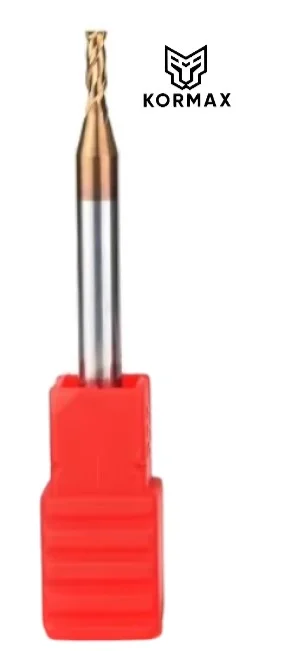 Frez do metalu 4 zęby 2x6x50xD4 z węglikiem HRC55 Kormax (6060E2003-4F55) Nie przegap