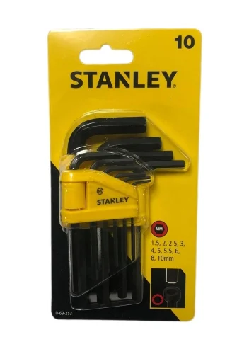KOMPLET KLUCZY IMBUSOWYCH 1,5-10MM 0-69-253 STANLEY Darmowy zwrot