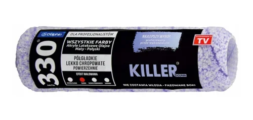 Bezpieczne zakupy WAŁEK 18CM "KILLER 330" DO LEKKO CHROPOWATYCH POWIERZCHNI BLUE DOLPHIN